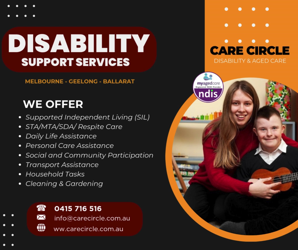 Care Circle Victoria l NDIS Registered Provider Tarneit l SDA-MTA-Respite & SIL Provider Tarneit