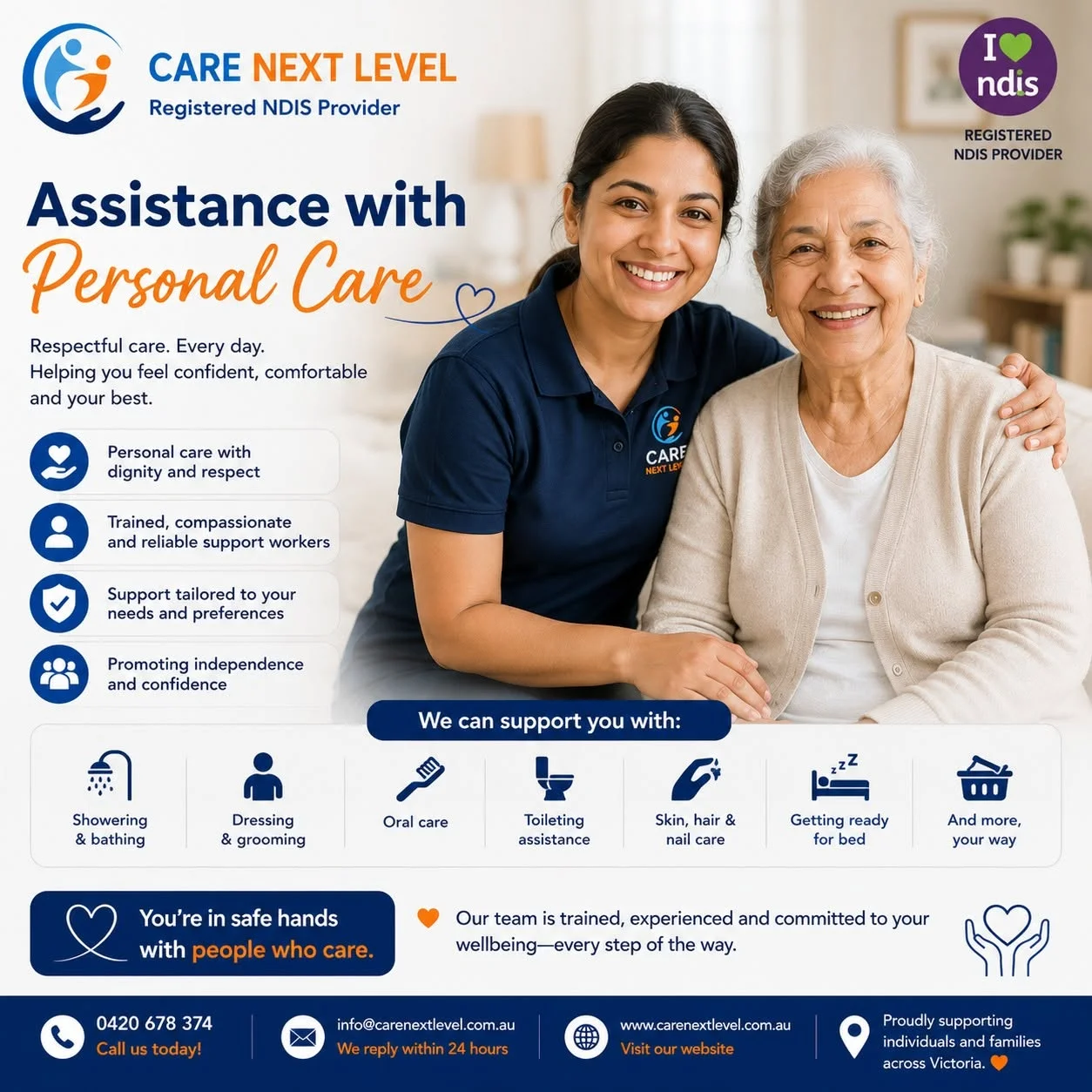 CARE NEXT LEVEL work photo