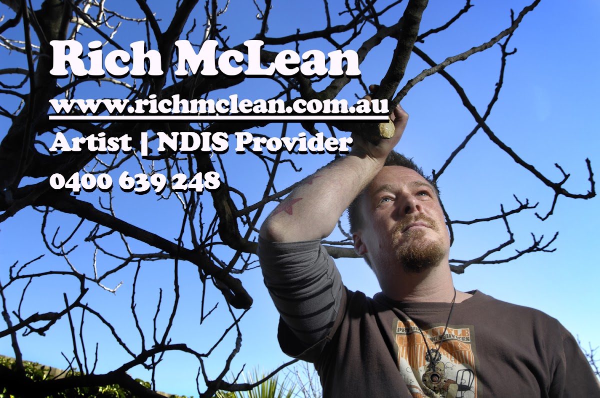 Rich McLean | Artist and life Coach Providing Art Therapy (Scapegoat)
